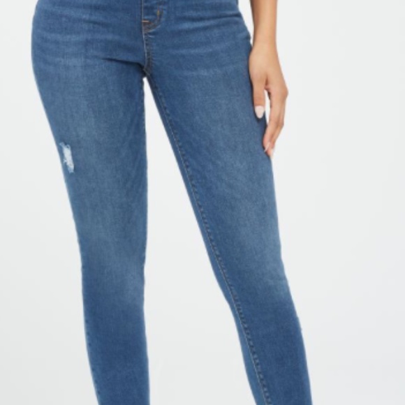 Spanx Distressed Skinny Jeans/Jeggings - Picture 1 of 5